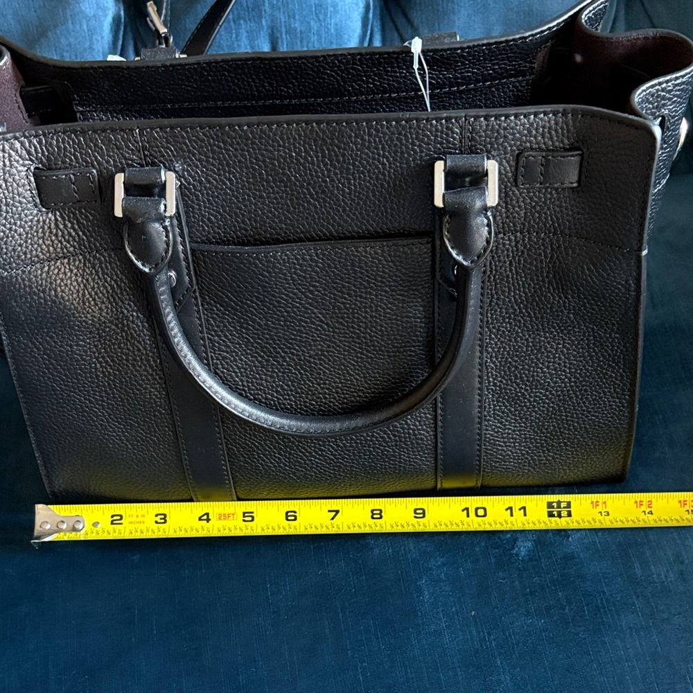 Michael Kors Black Studded Tote - Picture 5 of 6